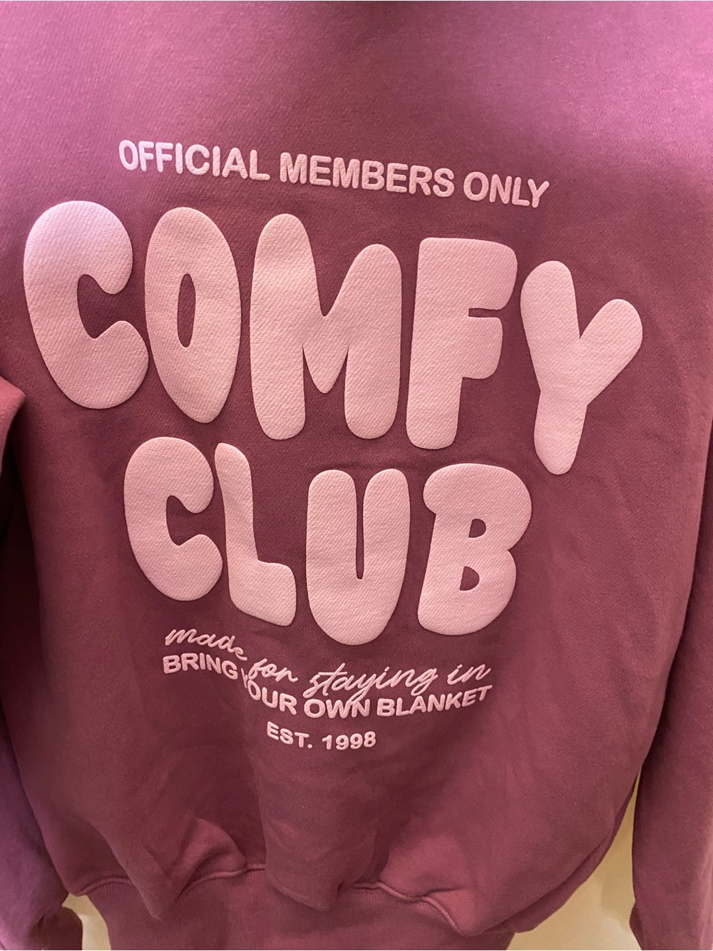NWT Wild Fable Mauve Pink Sleep Dept Cozy Oversized Hoodie Sweatshirt M - Picture 8 of 10